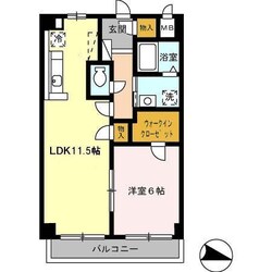 伊勢中川駅 徒歩4分 2階の物件間取画像